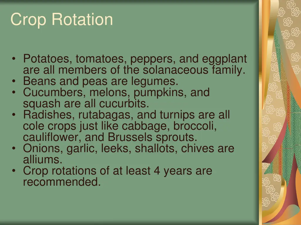 crop rotation