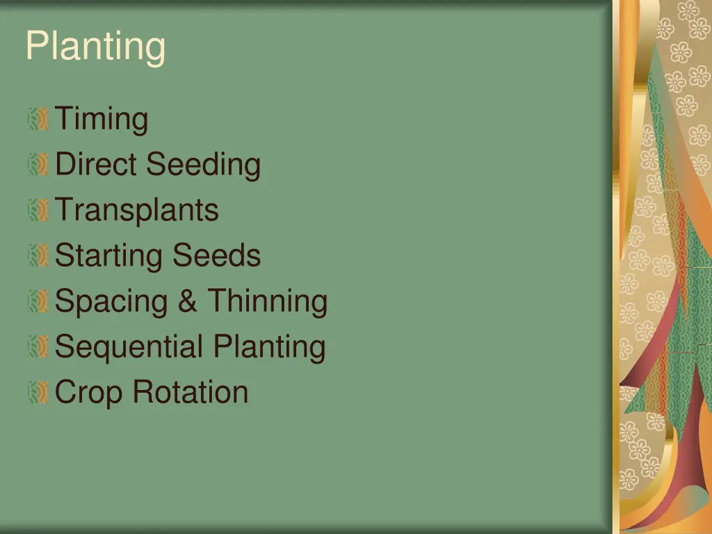 planting