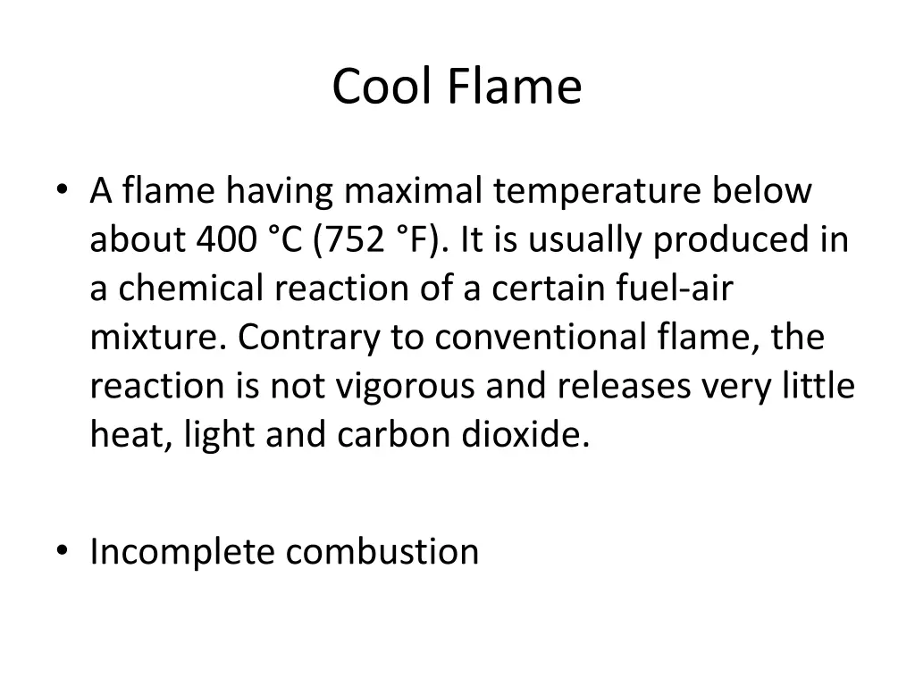 cool flame