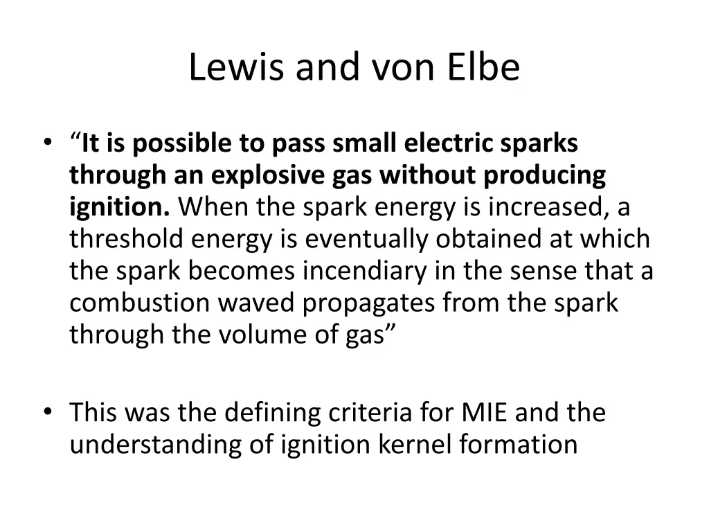 lewis and von elbe