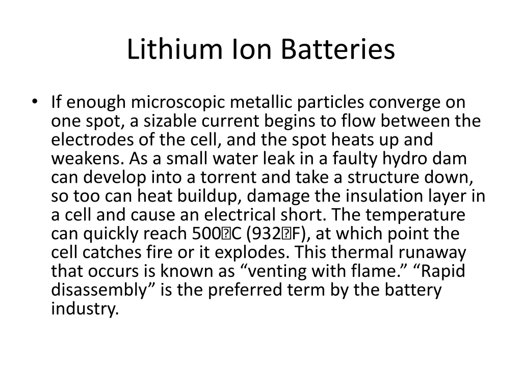 lithium ion batteries