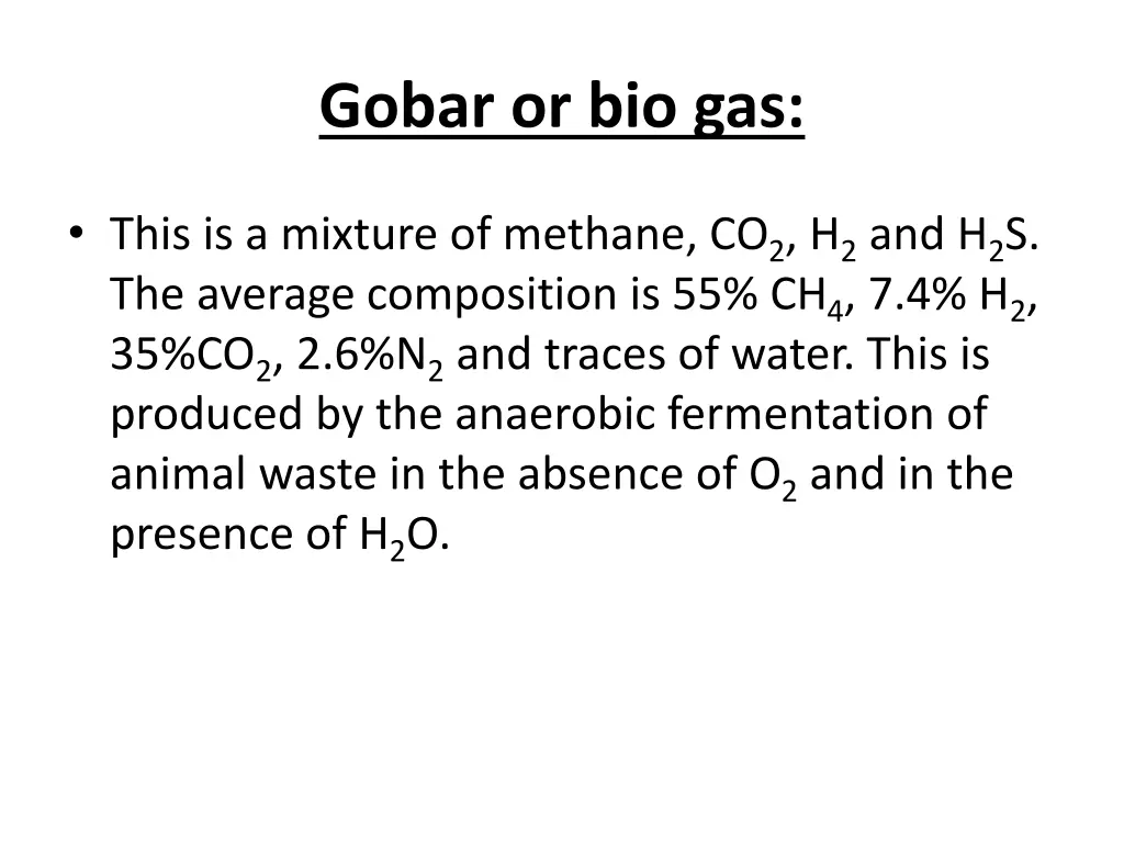 gobar or bio gas