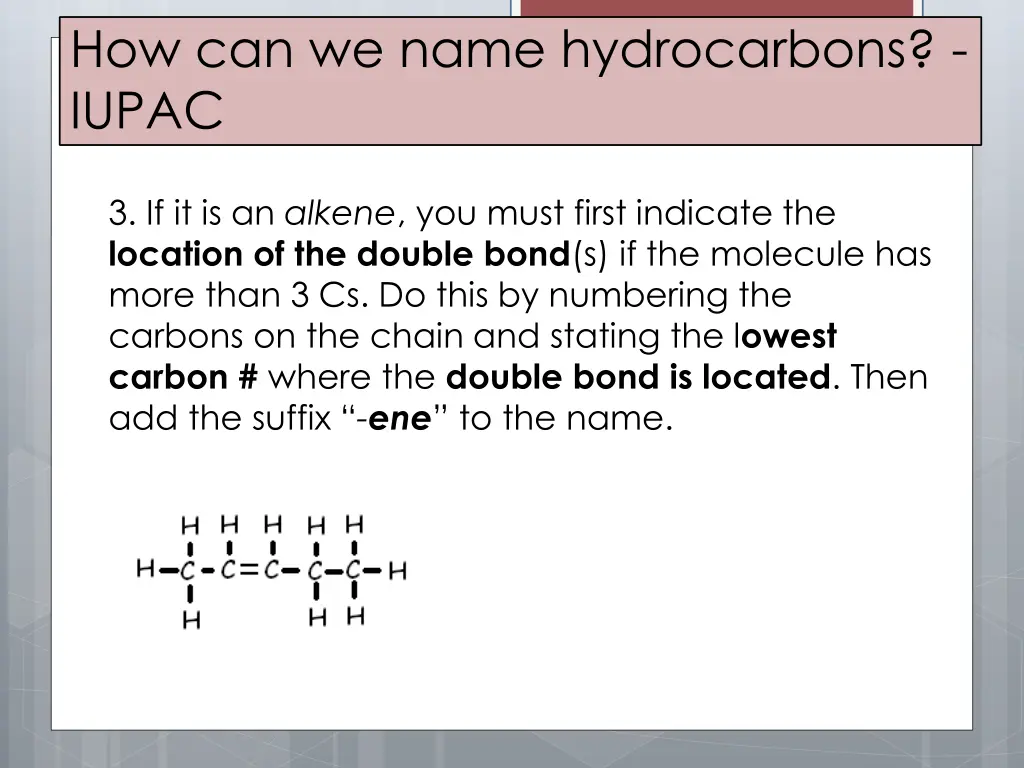 how can we name hydrocarbons iupac 2