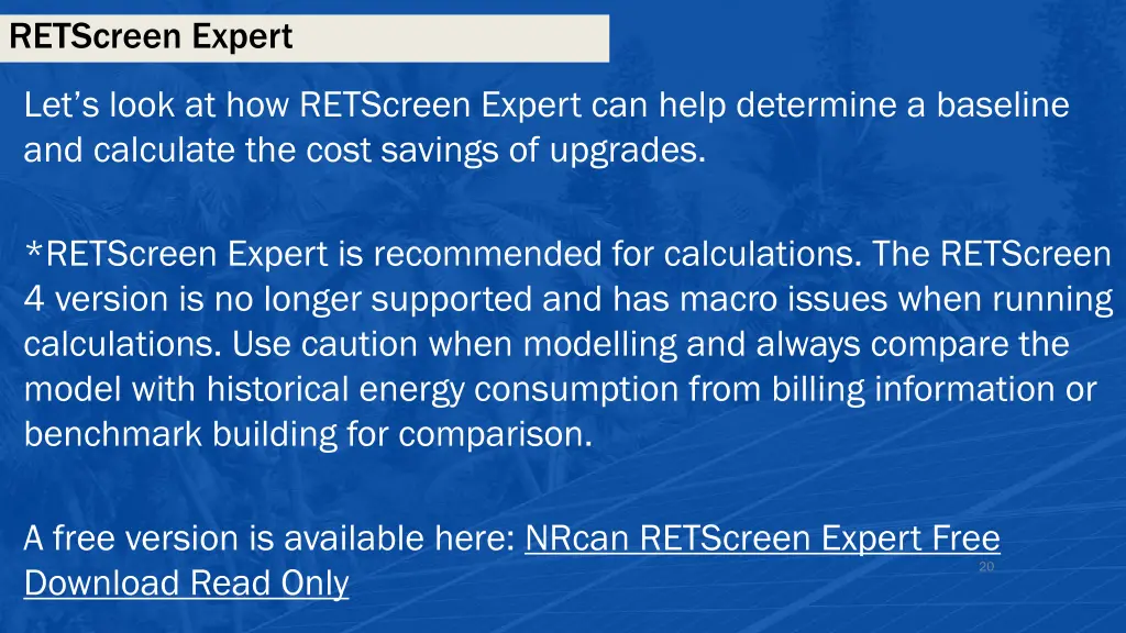 retscreen expert