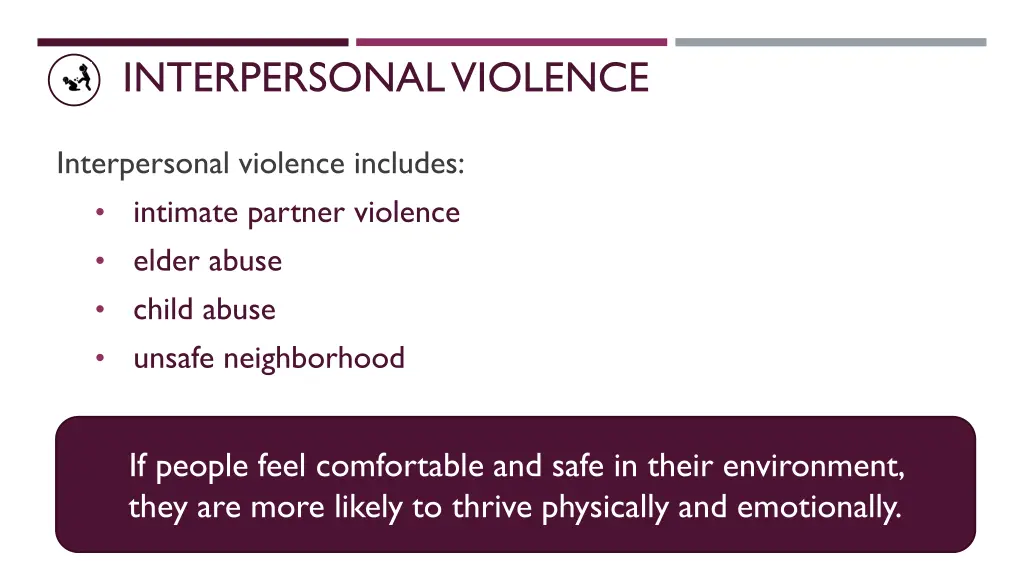 interpersonal violence