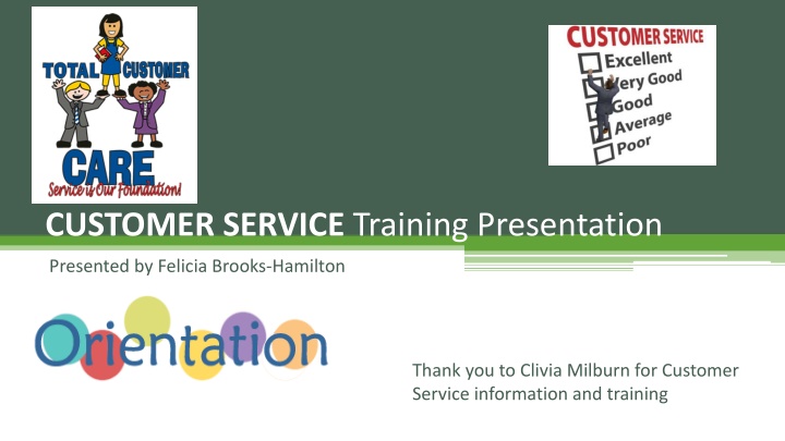 customer service training presentation