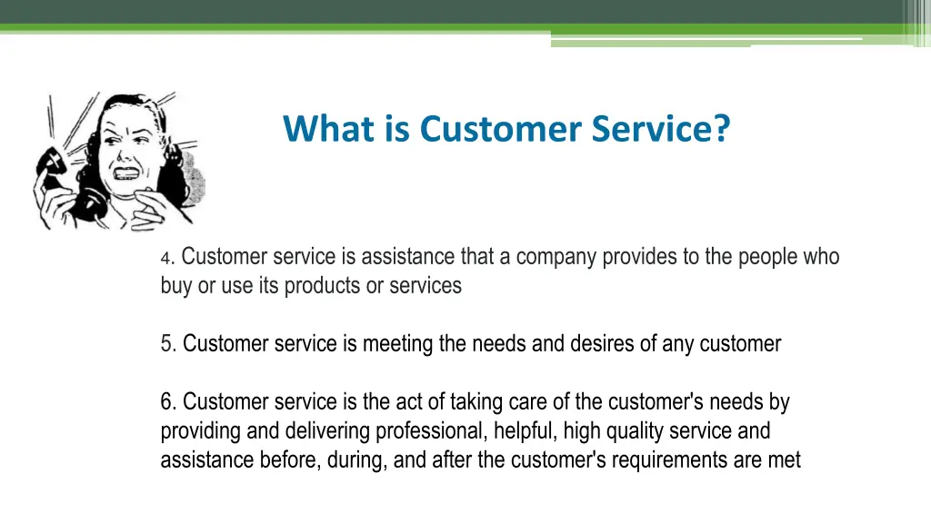 what is customer service 1