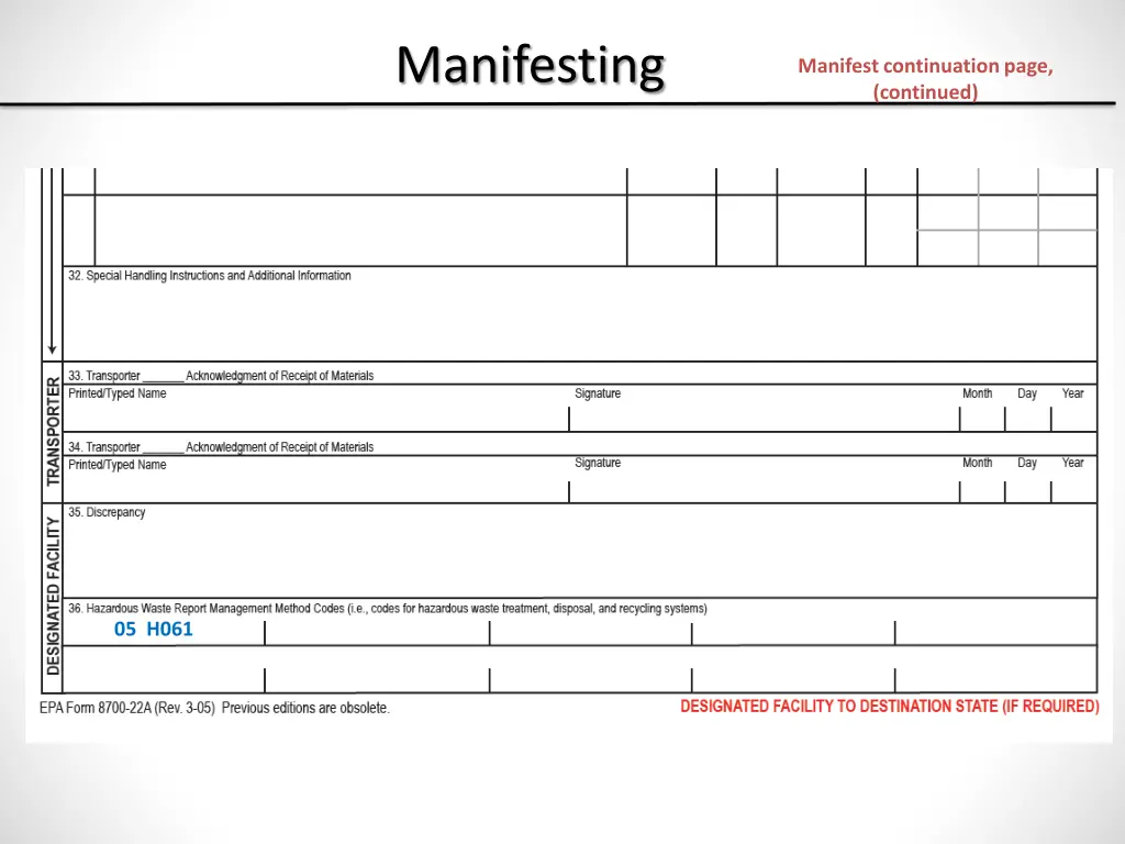 manifesting 5