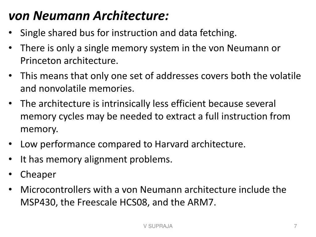 von neumann architecture single shared