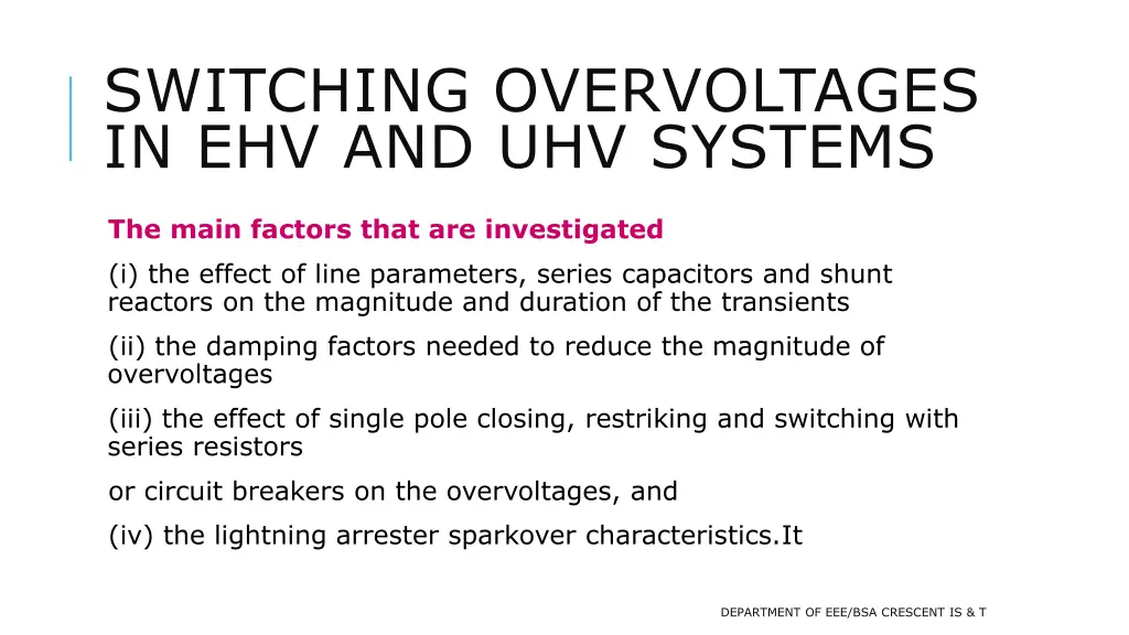 switching overvoltages in ehv and uhv systems 4