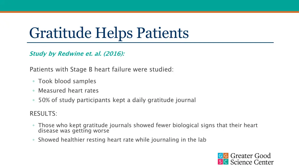 gratitude helps patients 1