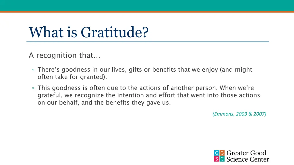 what is gratitude