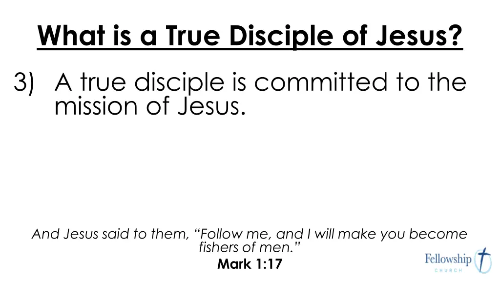 what is a true disciple of jesus 2