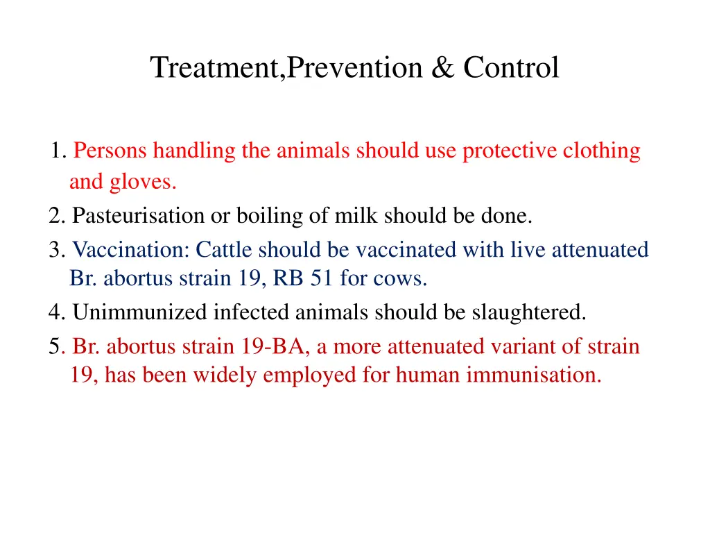 treatment prevention control