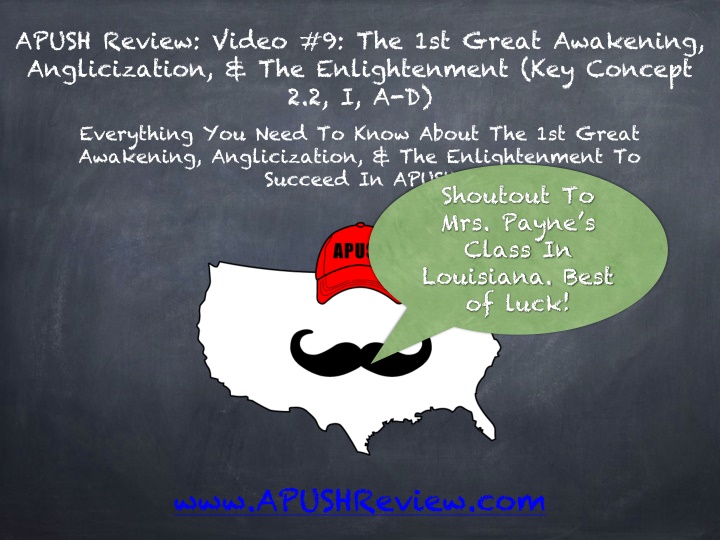 apush review video 9 the 1st great awakening