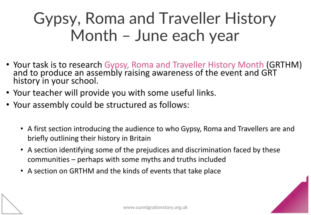 gypsy roma and traveller history month june each