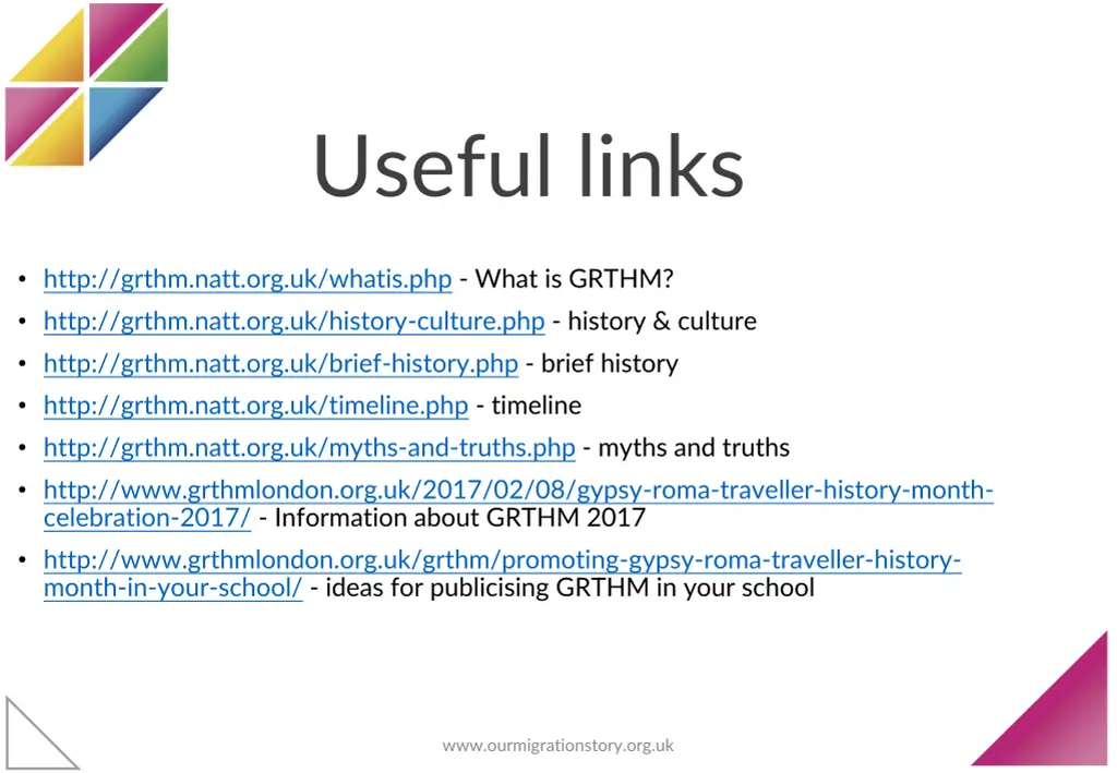 useful links