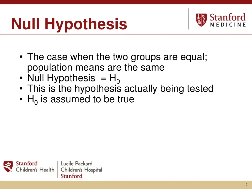 null hypothesis 1