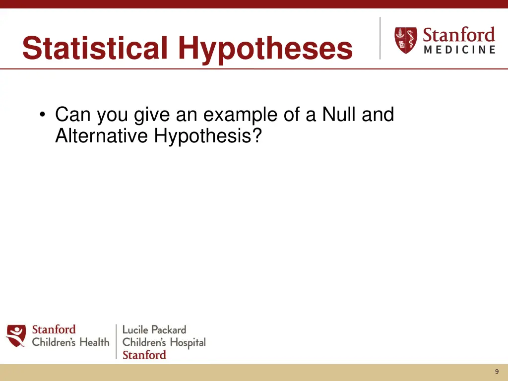 statistical hypotheses 2