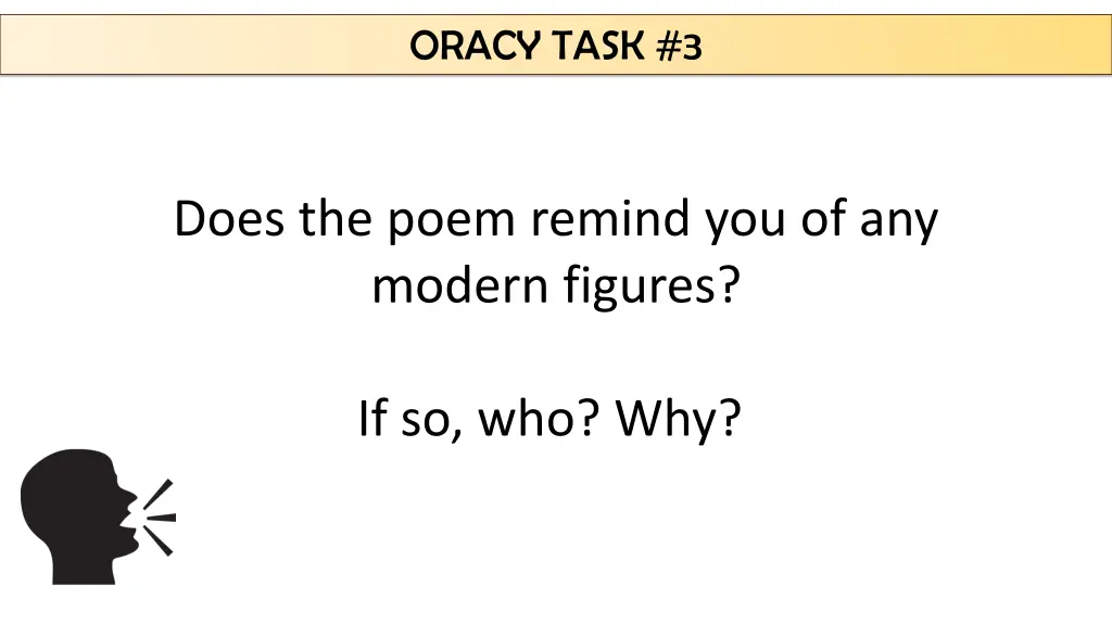 oracy task 3