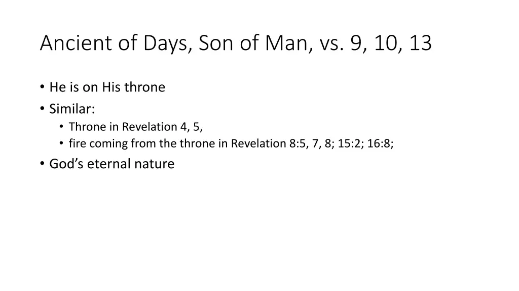 ancient of days son of man vs 9 10 13