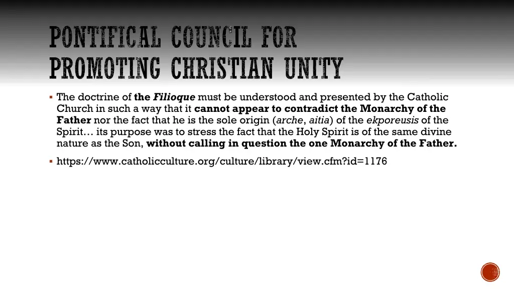 pontifical council for promoting christian unity 1