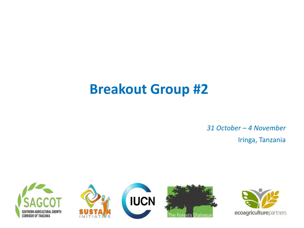 breakout group 2