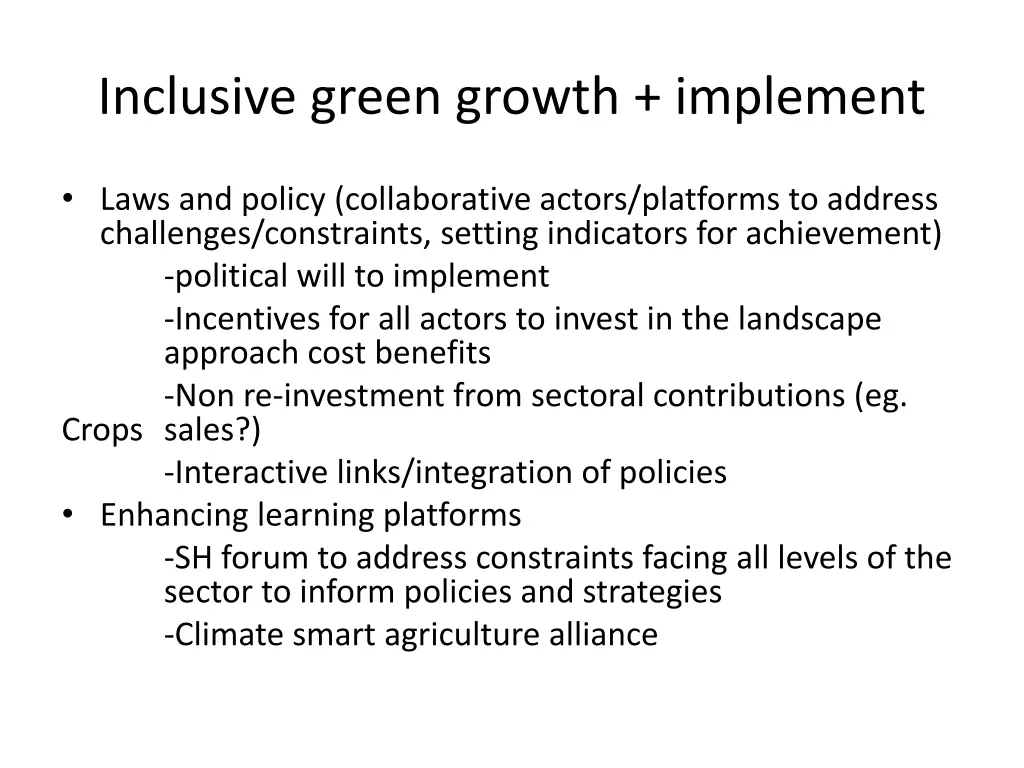 inclusive green growth implement 1