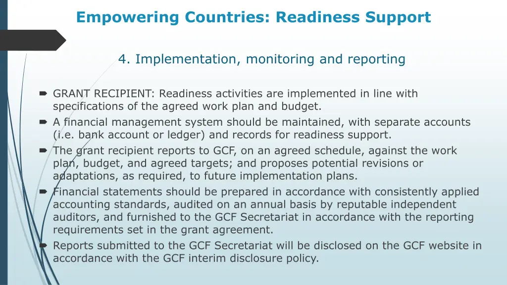 empowering countries readiness support 15