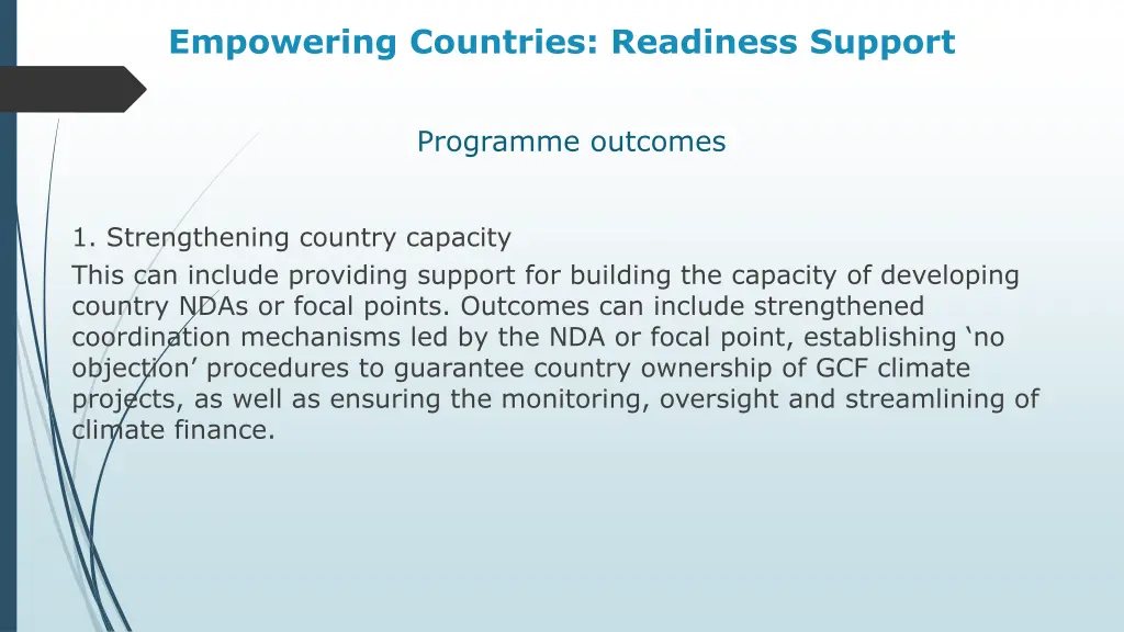 empowering countries readiness support 4