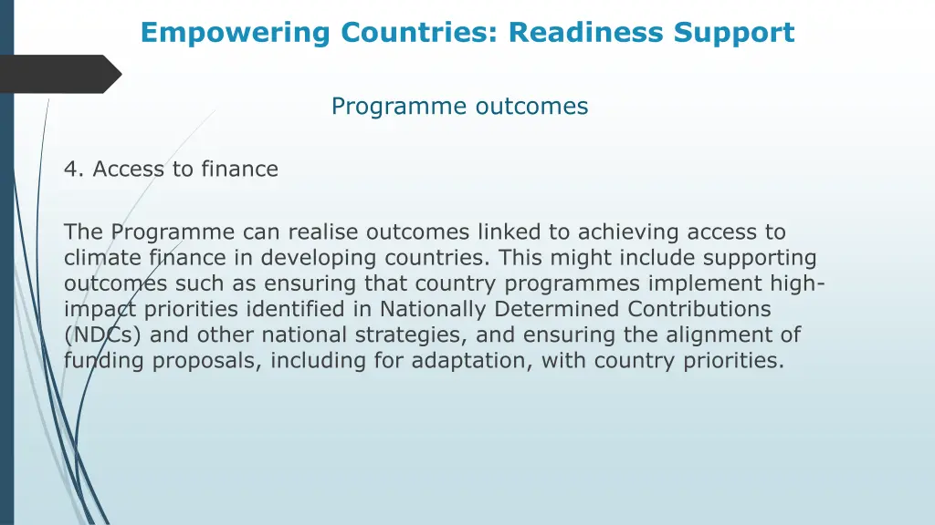 empowering countries readiness support 7