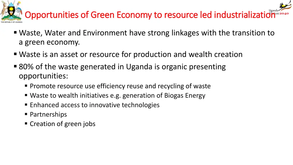 opportunities of green economy to resource