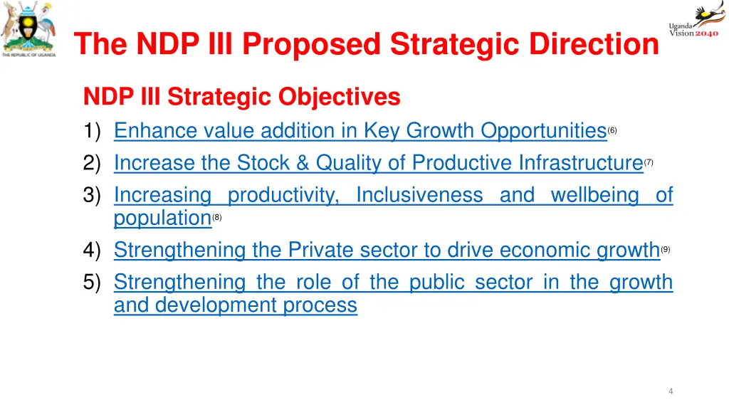 the ndp iii proposed strategic direction 1