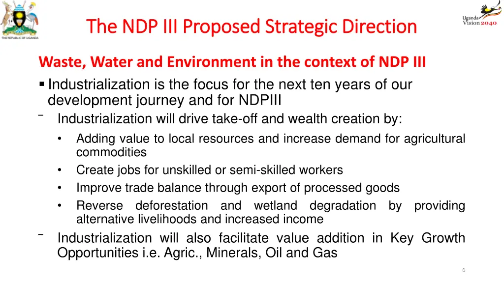 the ndp iii proposed strategic direction 3