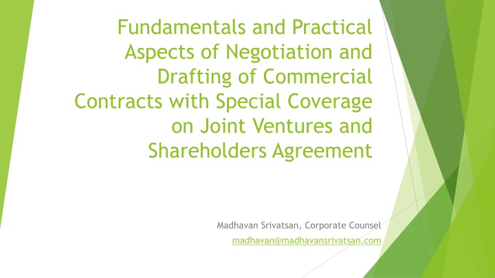 fundamentals and practical aspects of negotiation