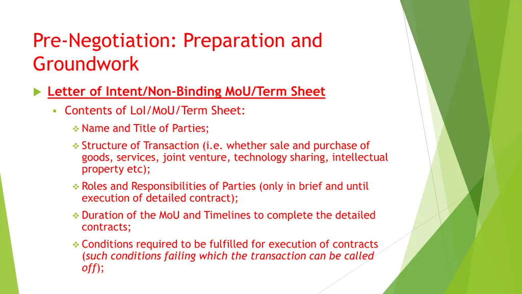 pre negotiation preparation and groundwork 2