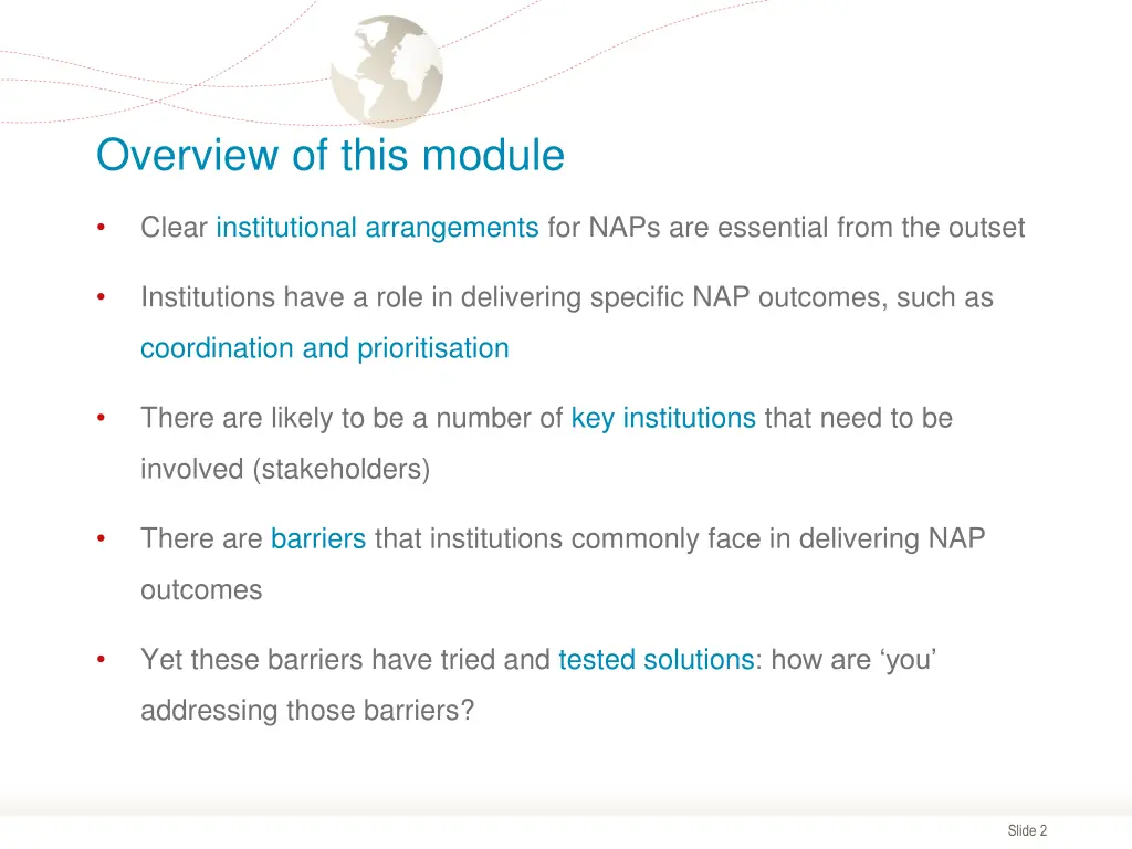 overview of this module