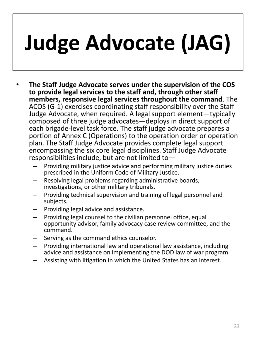 judge advocate jag