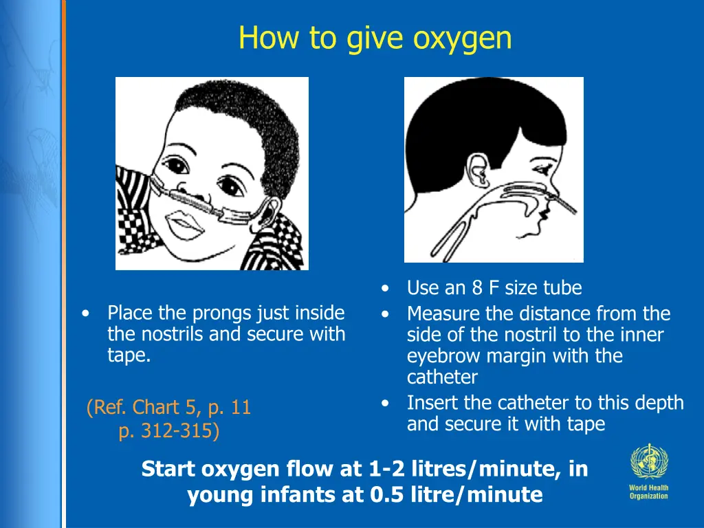 how to give oxygen