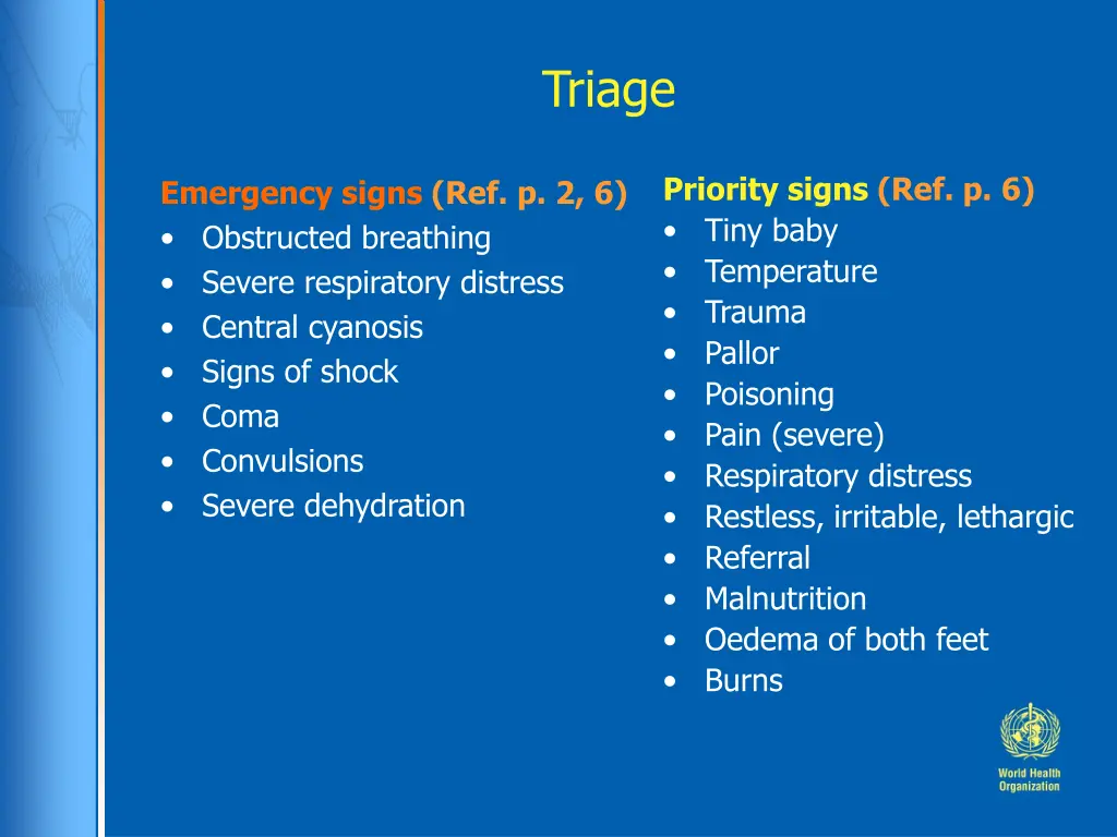 triage