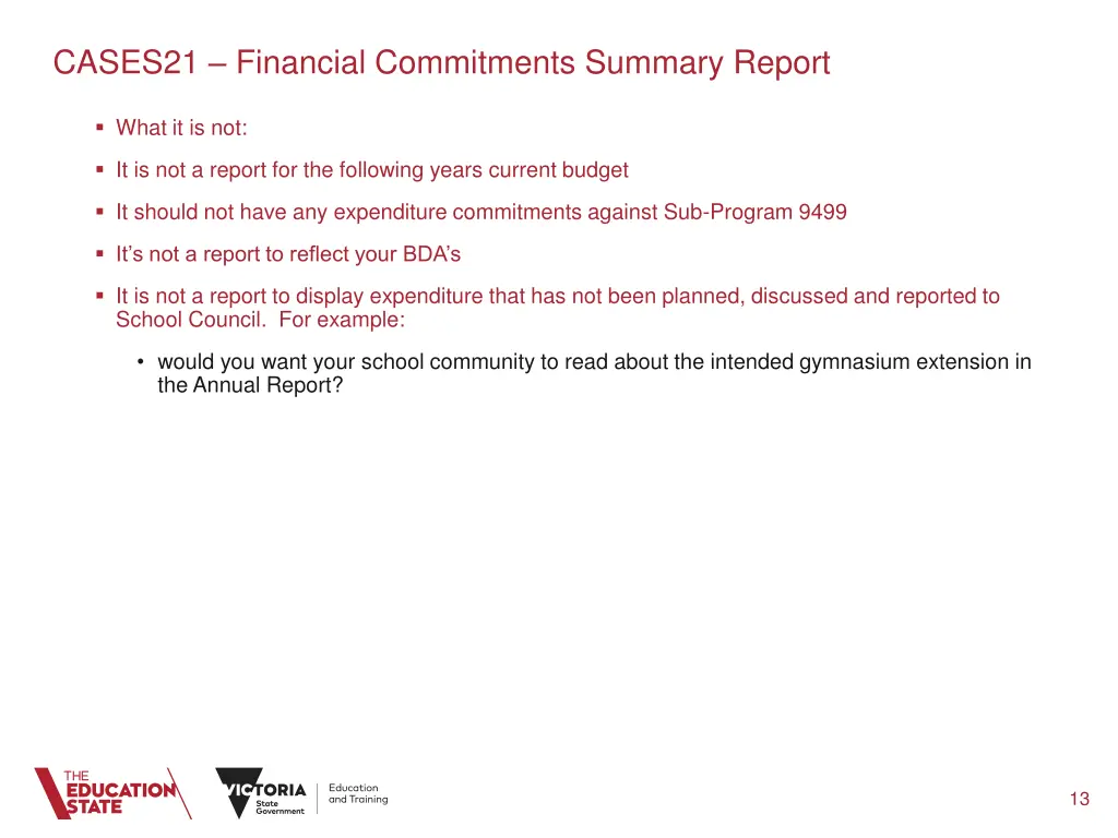 cases21 financial commitments summary report 3