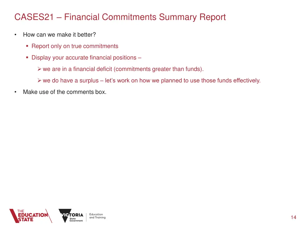 cases21 financial commitments summary report 4