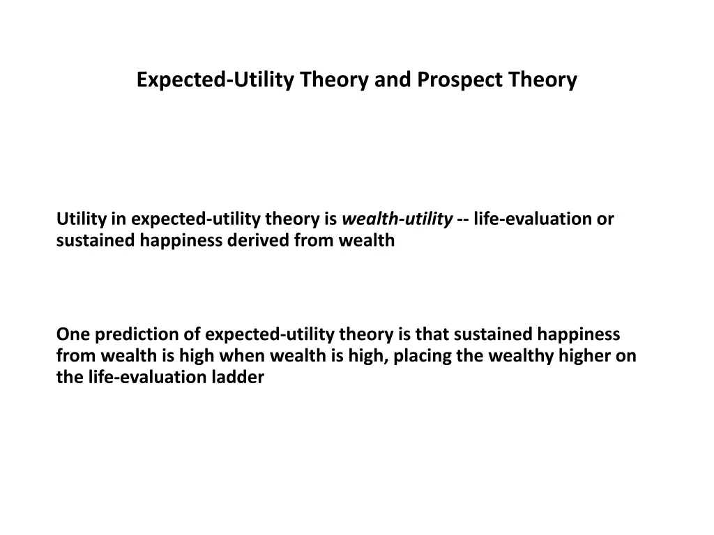 expected utility theory and prospect theory 5