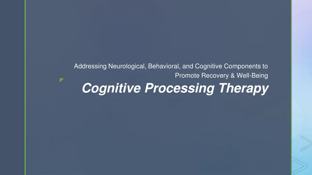 addressing neurological behavioral and cognitive