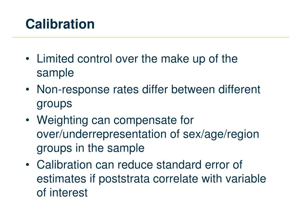 calibration