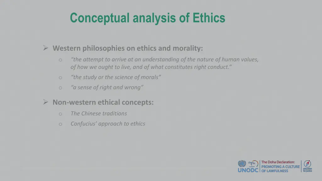 conceptual analysis of ethics