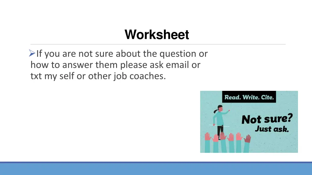 worksheet