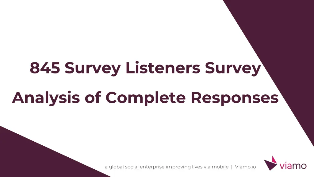 845 survey listeners survey 1