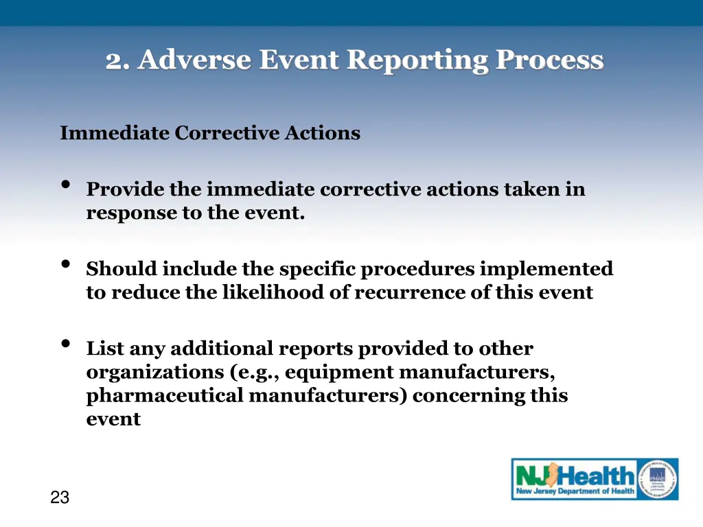 2 adverse event reporting process 10