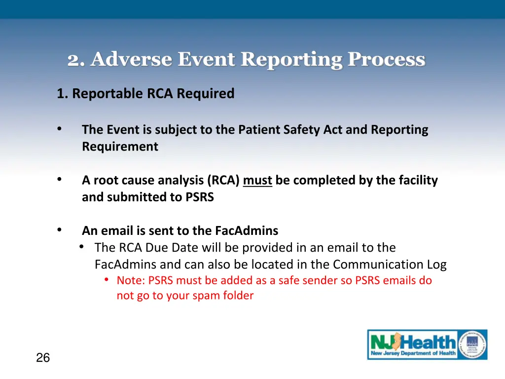 2 adverse event reporting process 13